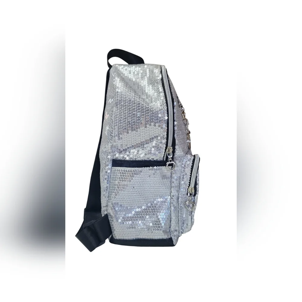 Silver Sequins Dance Backpack